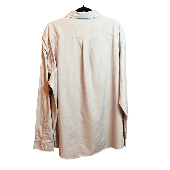 Croft & Barrow men’s button down long sleeve shirt, size XXL with front pocket - Picture 3 of 7